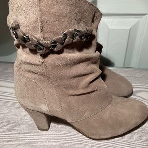 Beige booties
